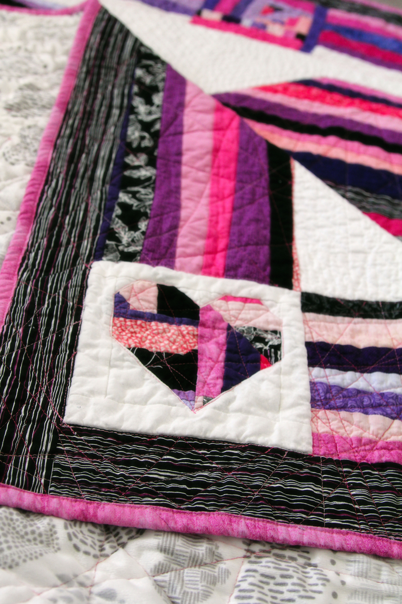 Hearts like crazy pavement quilt 1 Hearts like crazy pavement quilt 1